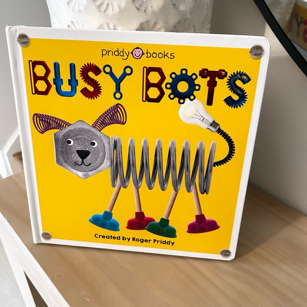 Busy Bots Priddy Books I Spy Toddler Kid Children’s Board Book